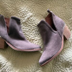 Jeffrey Campbell Taupe Ankle Booties